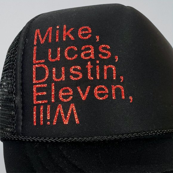 Stranger Things Cap Hat Mike, Lucas, Dustin, Eleven, Will, Otto Collection NWT - Picture 2 of 10